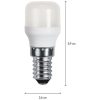 LED-lampa E14 ST26 Opaque Basic Vit Star Trading – miniatyr 1