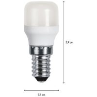 LED-lampa E14 ST26 Opaque Basic Vit Star Trading