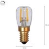 LED-lampa E14 ST26 Soft Glow Star Trading – miniatyr 2