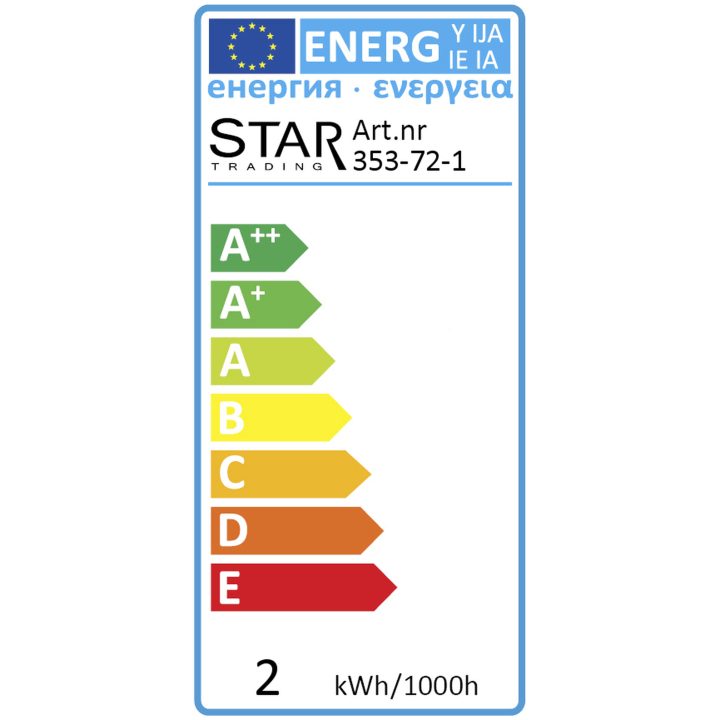 LED-lampa E14 ST38 Decoled Smoke Star Trading – bild 13