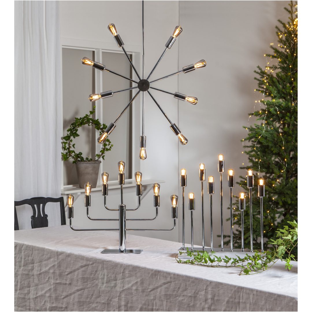 LED-lampa E14 ST38 Decoled Smoke Star Trading – bild 3