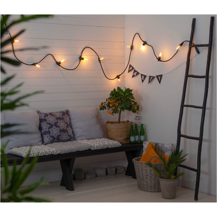LED-lampa E14 ST38 Soft Glow Transparent Star Trading – bild 2