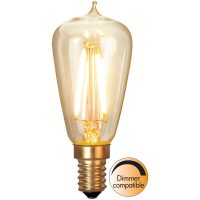 LED-lampa E14 ST38 Soft Glow Transparent Star Trading