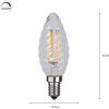LED-lampa E14 TC35 Clear Star Trading – miniatyr 4