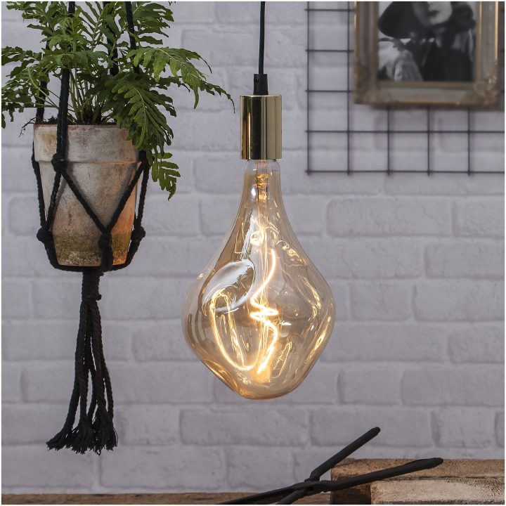 LED-lampa E27 A165 Industrial Vintage Amber Star Trading – bild 6
