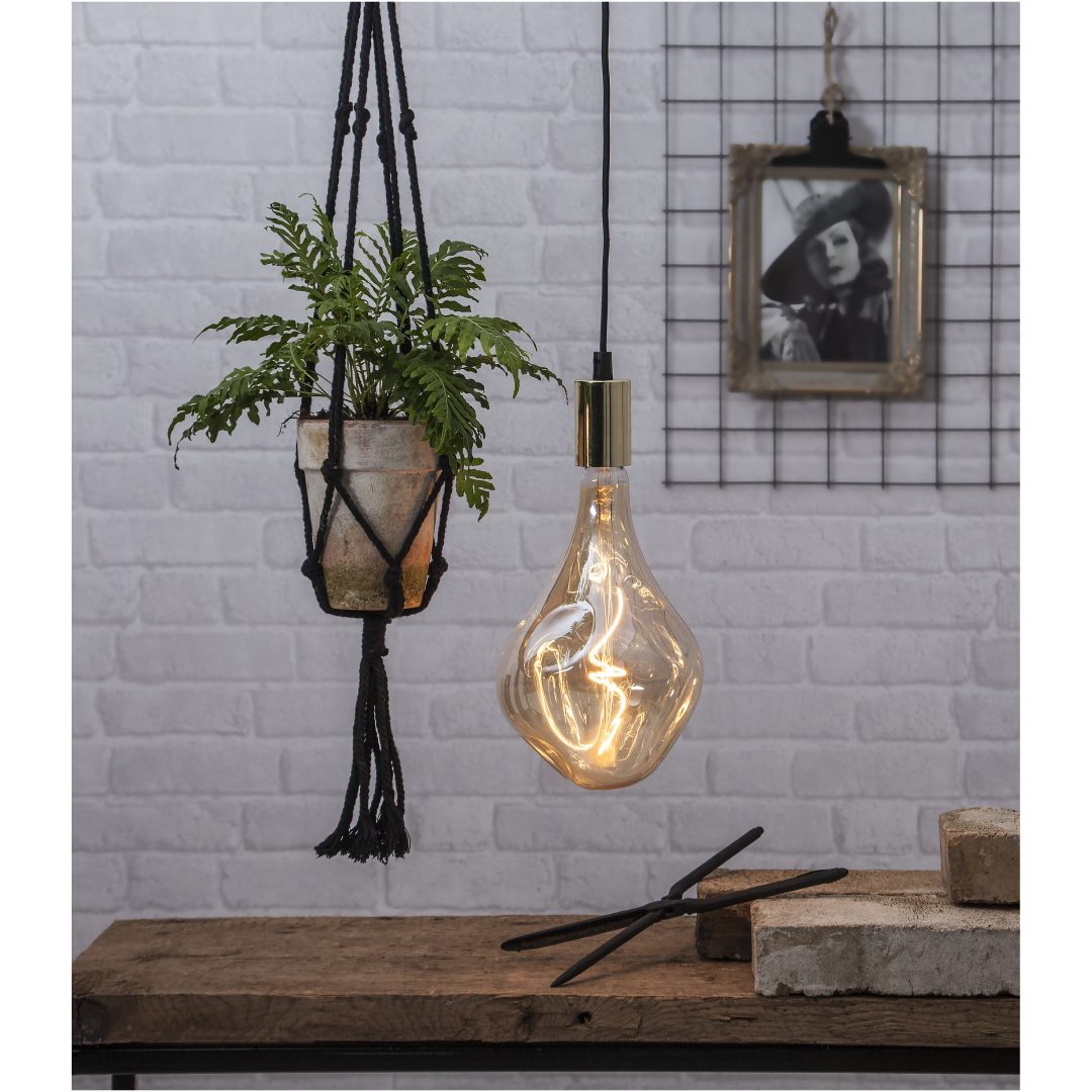 LED-lampa E27 A165 Industrial Vintage Amber Star Trading – bild 5