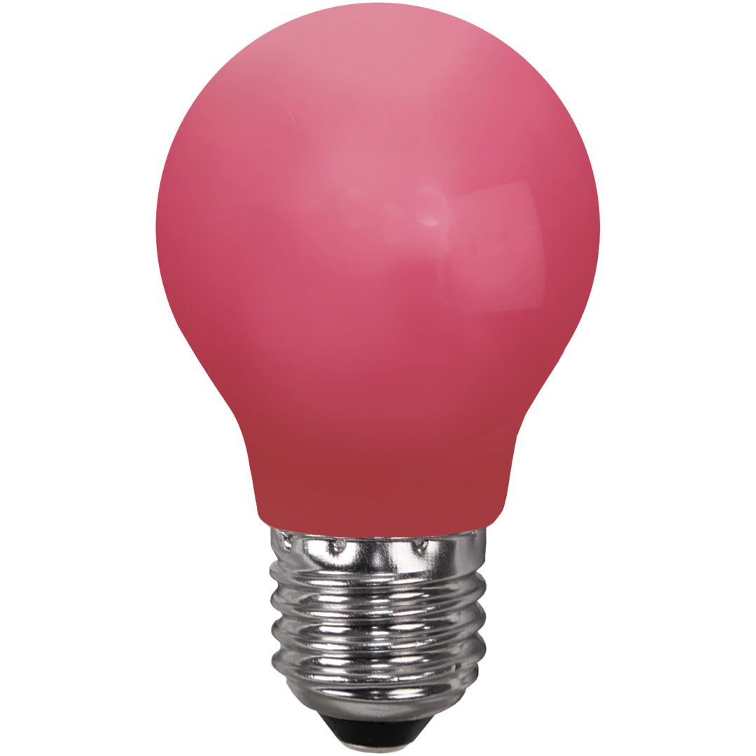 LED-lampa E27 A55 Outdoor Lighting Röd Star Trading