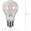 LED-lampa E27 A60 Clear Transparent Star Trading – miniatyr 4
