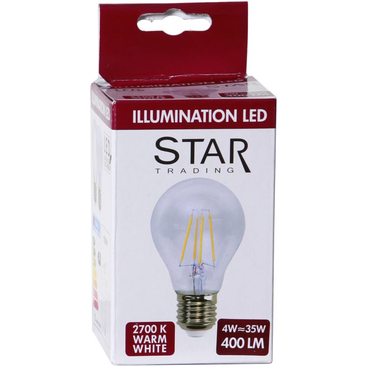 LED-lampa E27 A60 Clear Transparent Star Trading – bild 10
