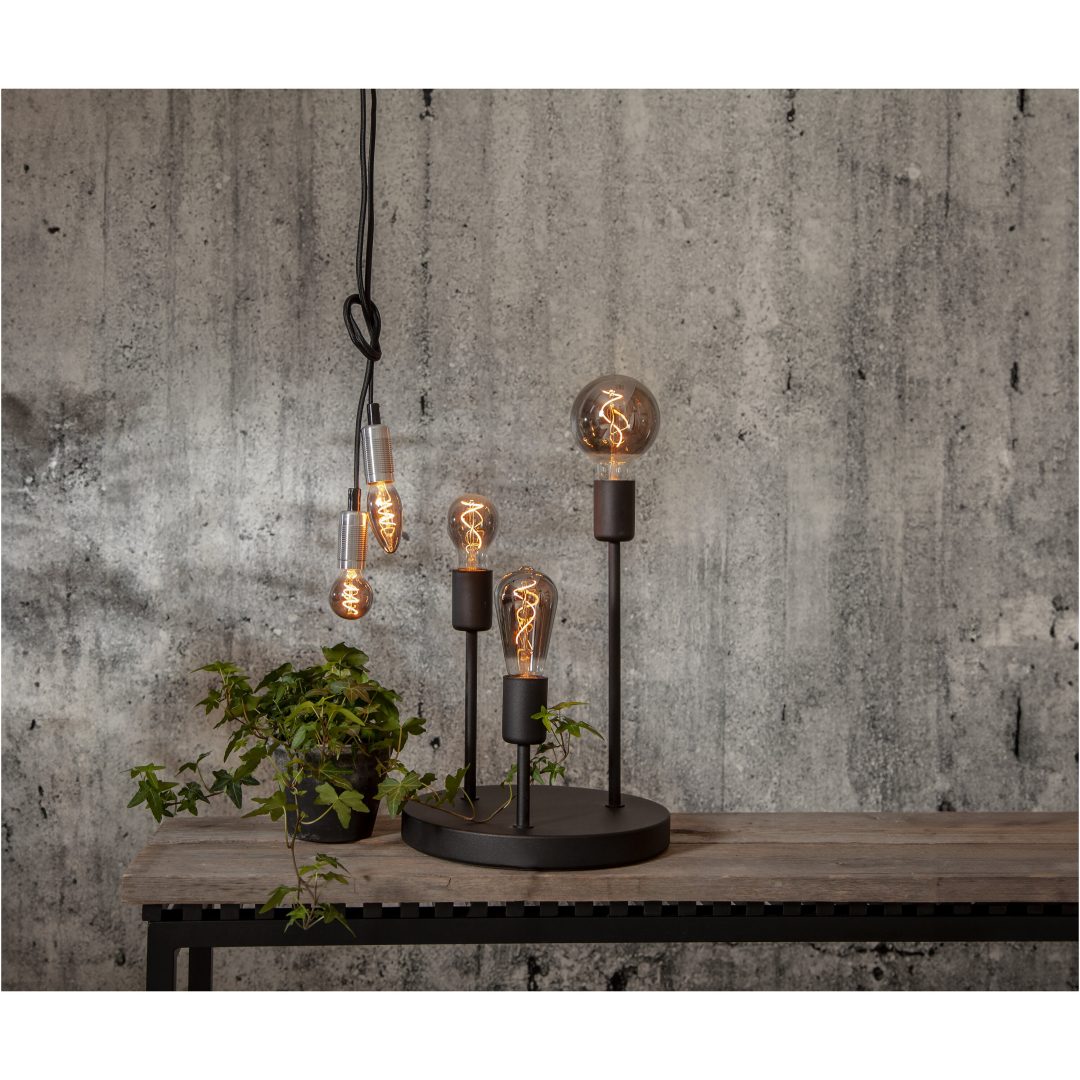 LED-lampa E27 A60 Decoled Grace Smoke Star Trading – bild 4