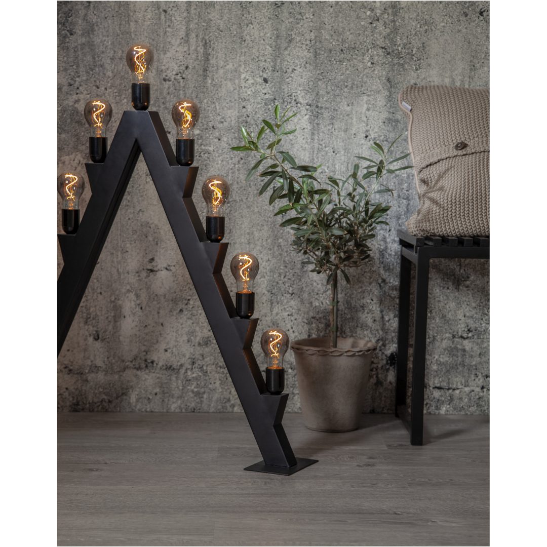 LED-lampa E27 A60 Decoled Grace Smoke Star Trading – bild 2