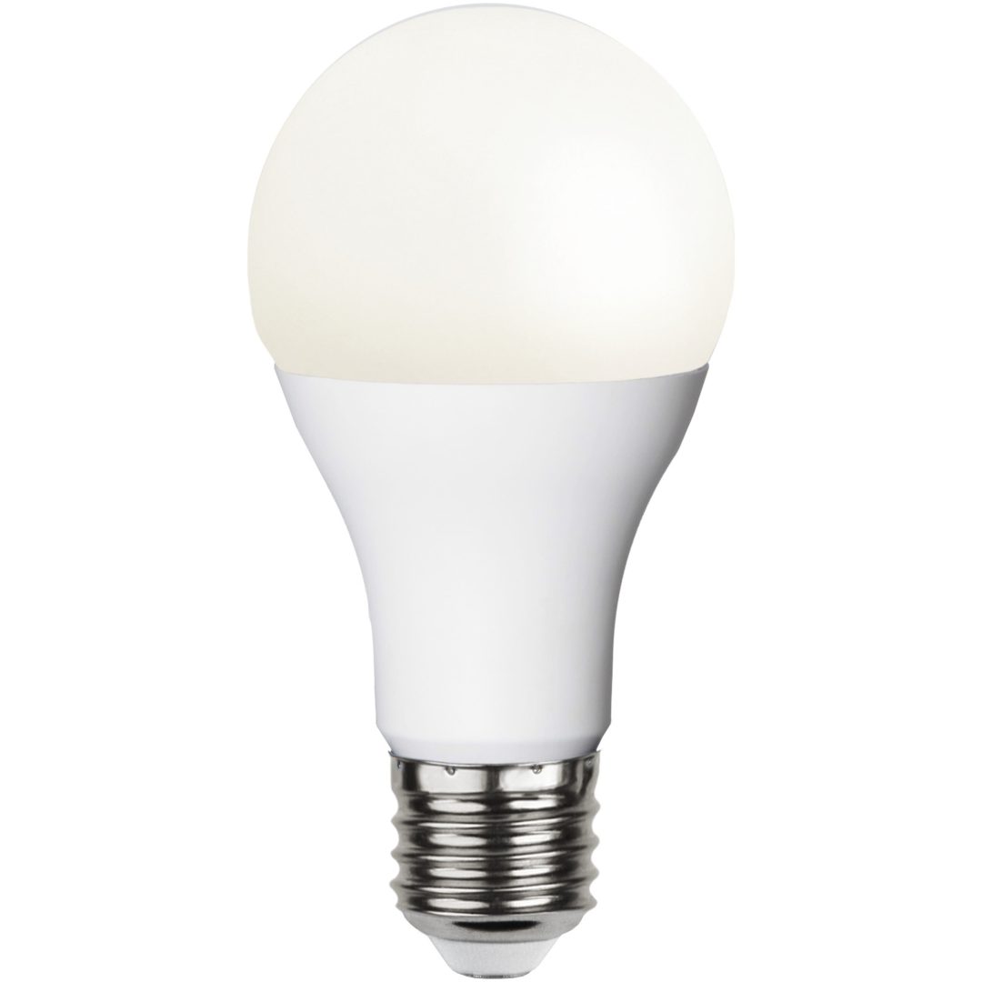 LED-lampa E27 A60 Opaque Basic RA90 Vit Star Trading – bild 2