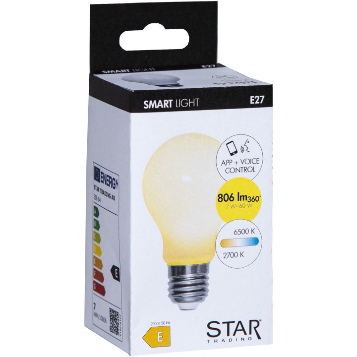 LED-lampa E27 A60 Smart Bulb Opal Star Trading – bild 15