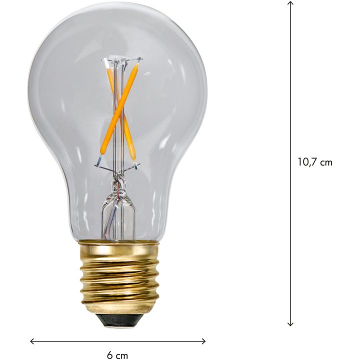 LED-lampa E27 A60 Soft Glow Star Trading – bild 3