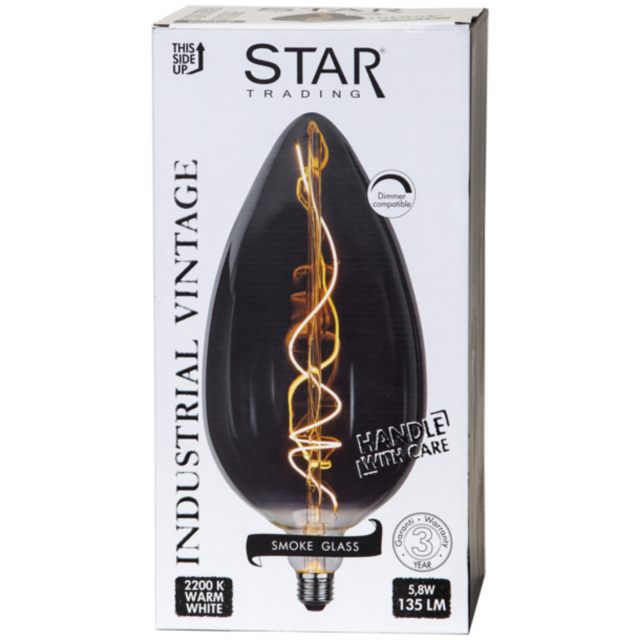 Star Trading LED-lampa E27 C150 Industrial Vintage
