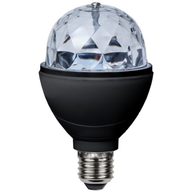 Star Trading LED-lampa E27 Disco Svart