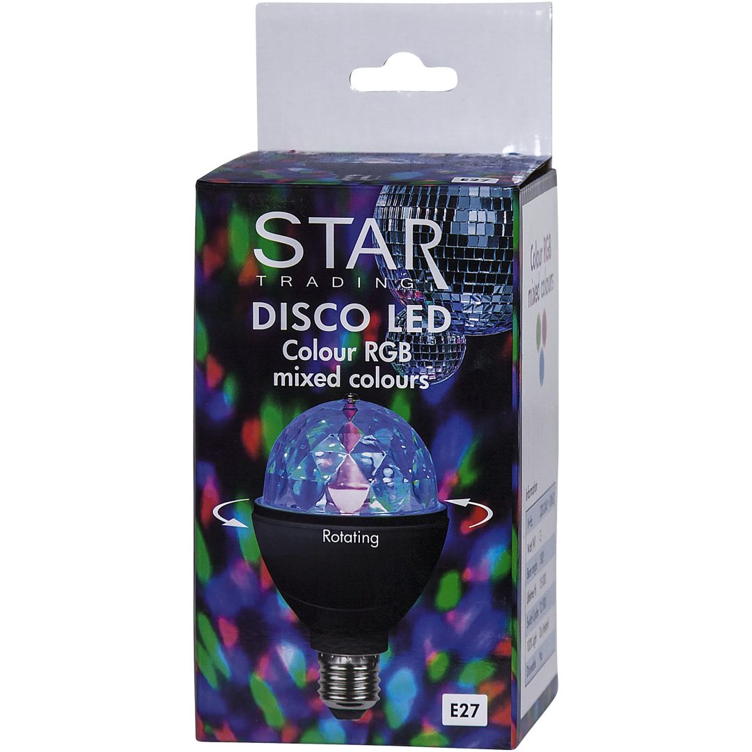LED-lampa E27 Disco Svart Star Trading – bild 11