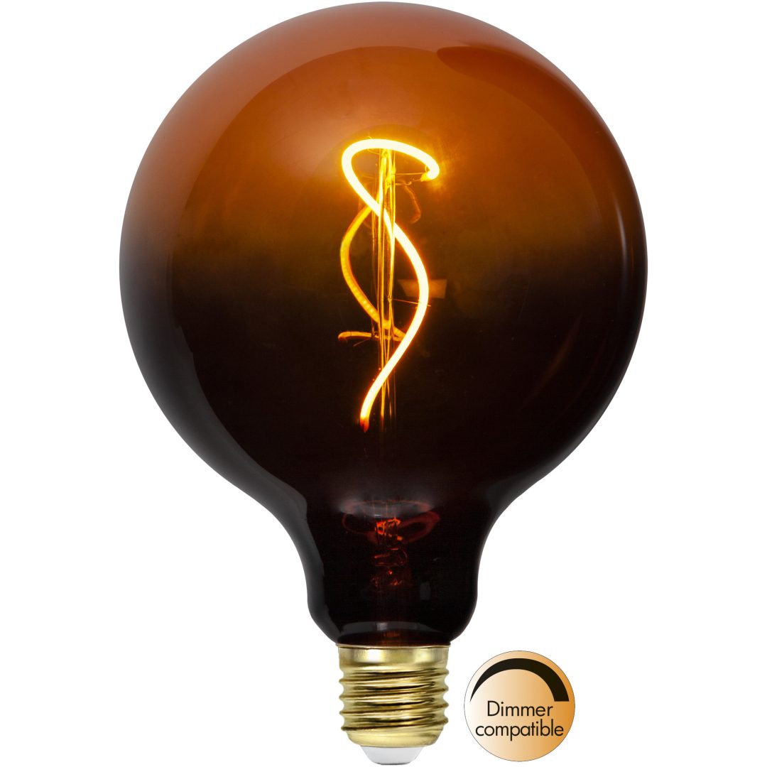 LED-lampa E27 G125 ColourMix Gul Star Trading
