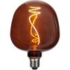 LED-lampa E27 G125 Decoled Brun Star Trading – miniatyr 25