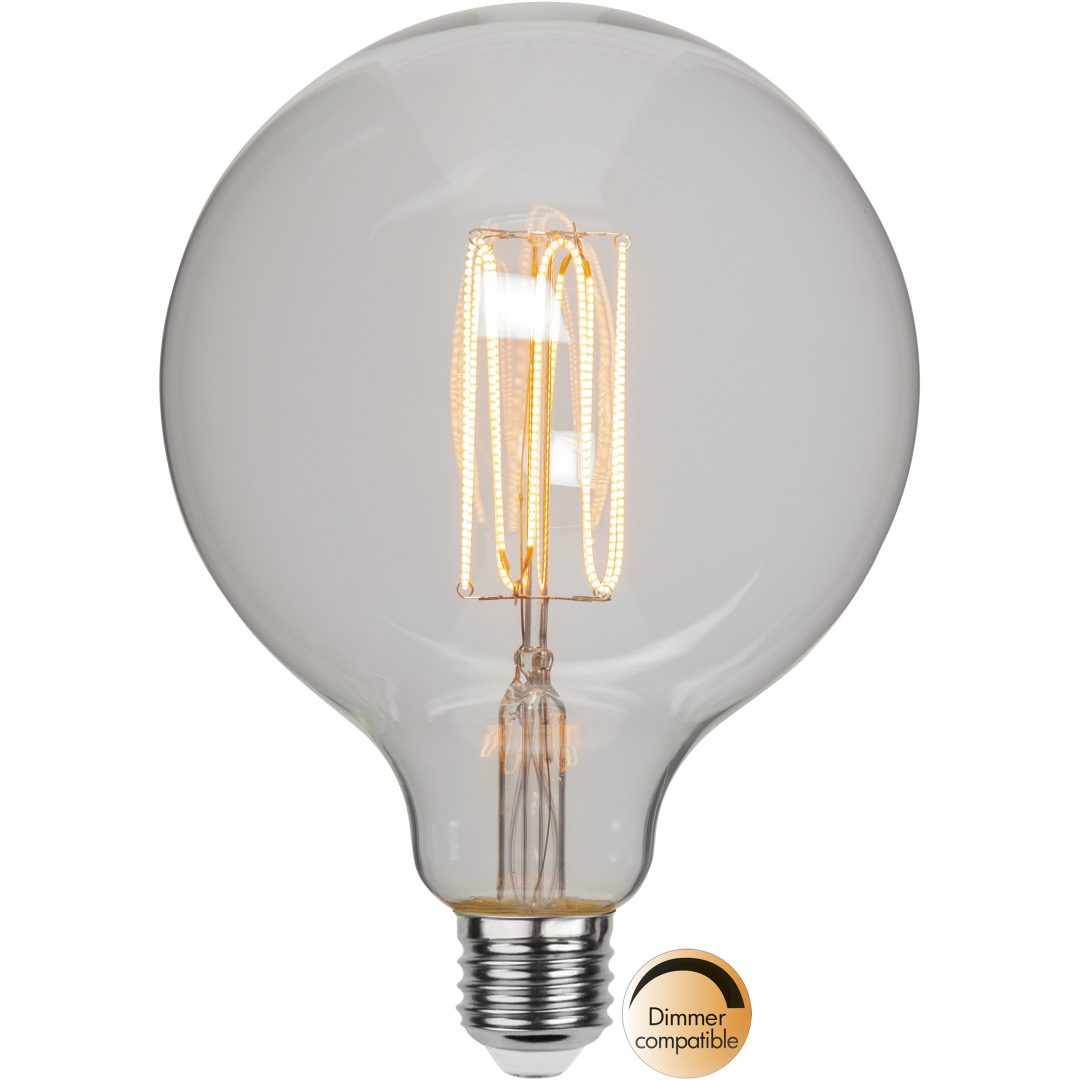 LED-lampa E27 G125 Decoled Grace Clear Star Trading – bild 6