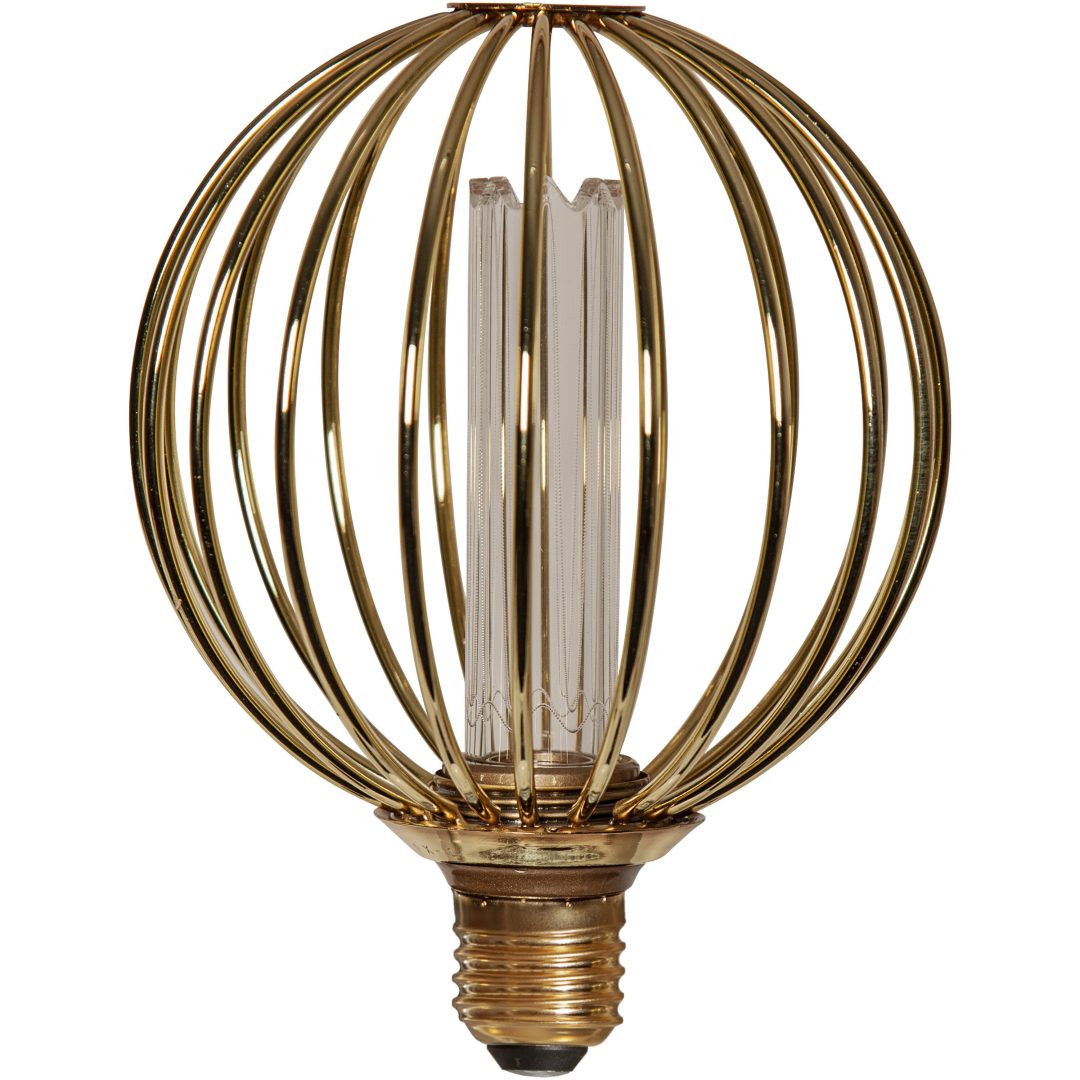 LED-lampa E27 G125 Decoled Metal STAR TRADING – bild 2