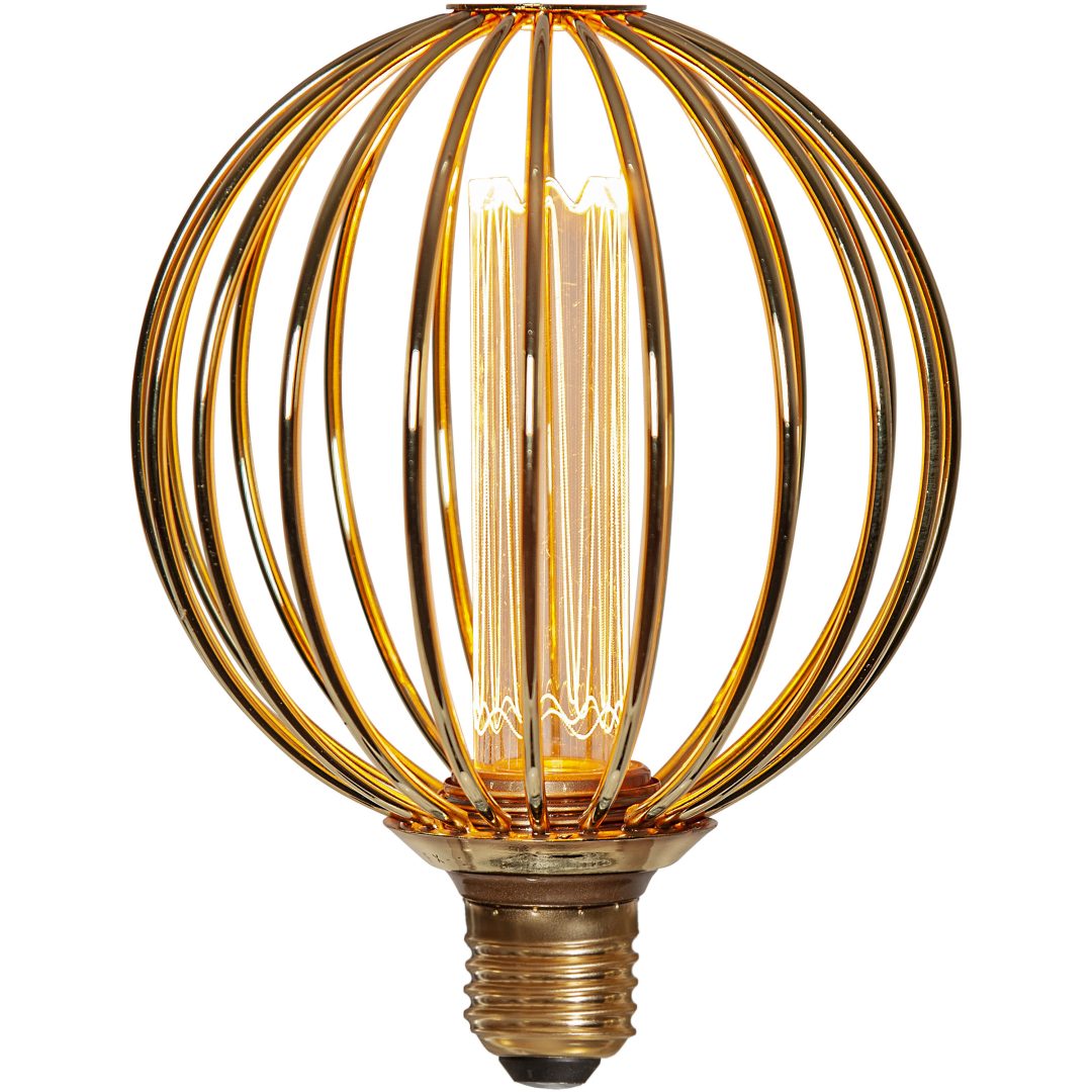 LED-lampa E27 G125 Decoled Metal STAR TRADING – bild 4