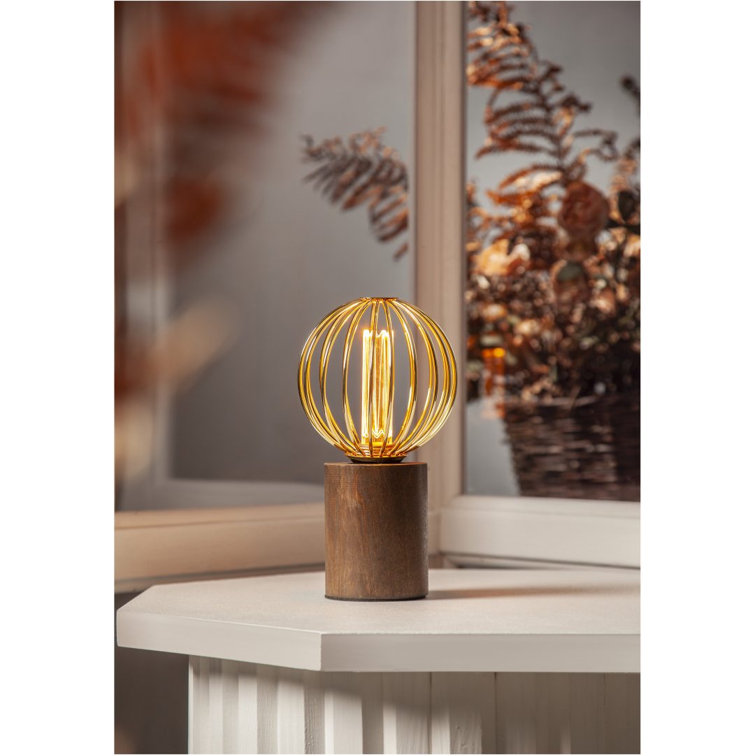 LED-lampa E27 G125 Decoled Metal STAR TRADING – bild 5