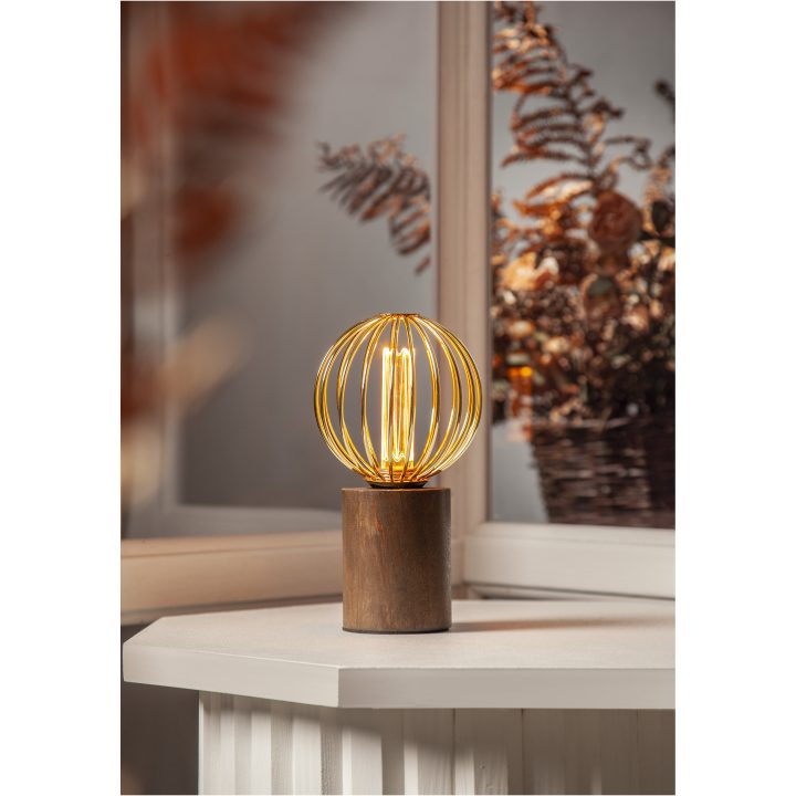 LED-lampa E27 G125 Decoled Metal STAR TRADING – bild 5