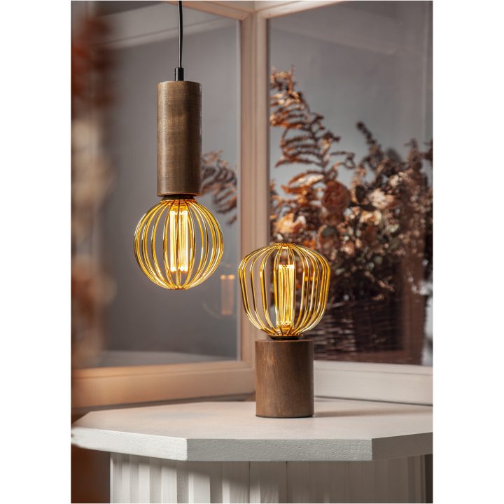 LED-lampa E27 G125 Decoled Metal STAR TRADING – bild 6