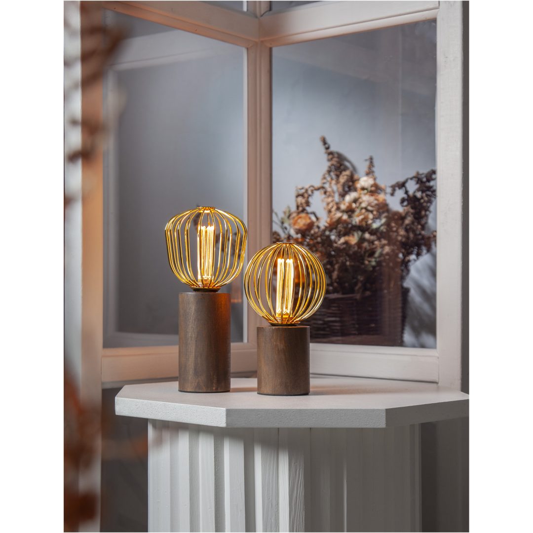 LED-lampa E27 G125 Decoled Metal STAR TRADING – bild 8