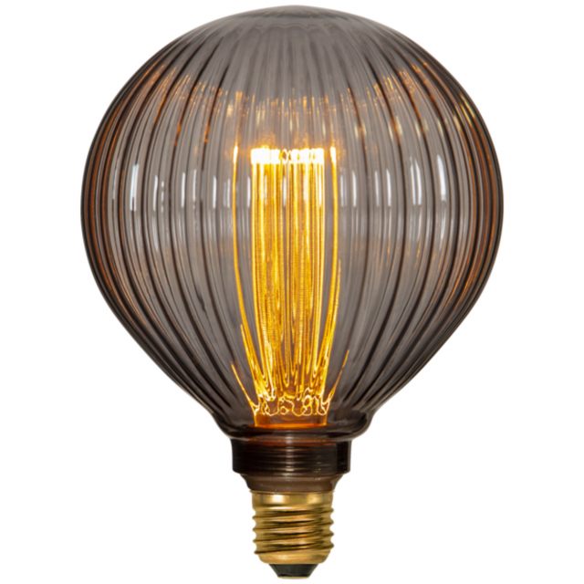 Star Trading LED-lampa E27 G125 Decoled New Generation Classic Svart