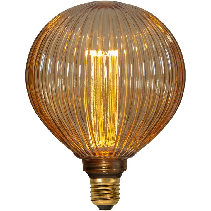 LED-lampa E27 G125 Decoled New Generation Classic Amber Star Trading – bild 18