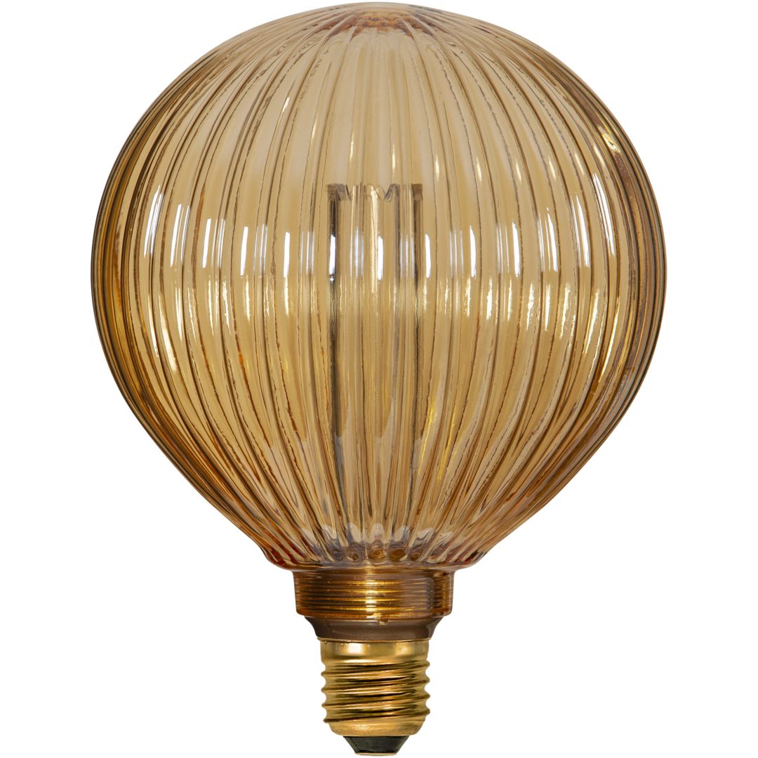 LED-lampa E27 G125 Decoled New Generation Classic Amber Star Trading – bild 7