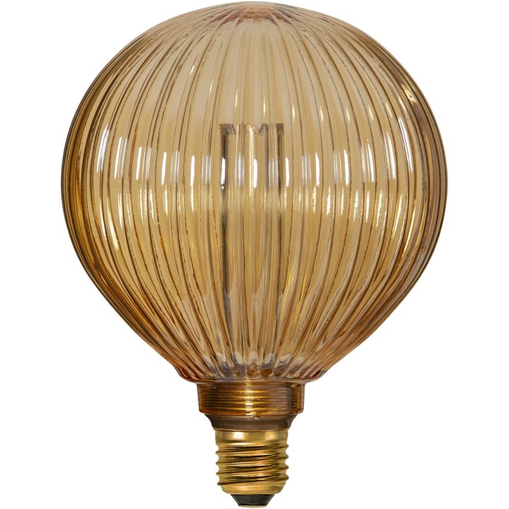 LED-lampa E27 G125 Decoled New Generation Classic Amber Star Trading – bild 7