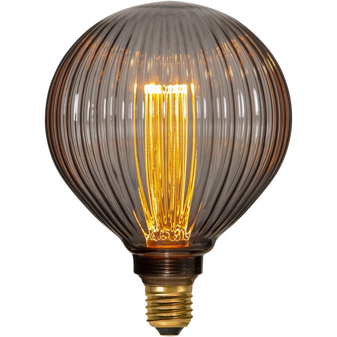 LED-lampa E27 G125 Decoled New Generation Classic Svart Star Trading – bild 7