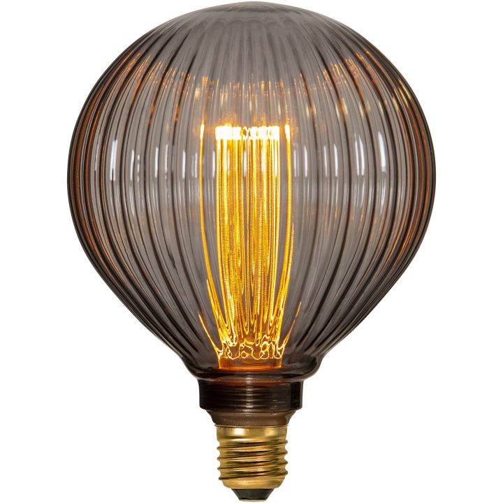 LED-lampa E27 G125 Decoled New Generation Classic Svart Star Trading – bild 15