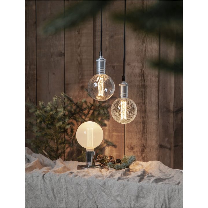 LED-lampa E27 G125 Decoled New Generation Classic Vit Star Trading – bild 17