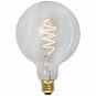 Star Trading LED-lampa E27 G125 Decoled Spiral Clear 3-step memory