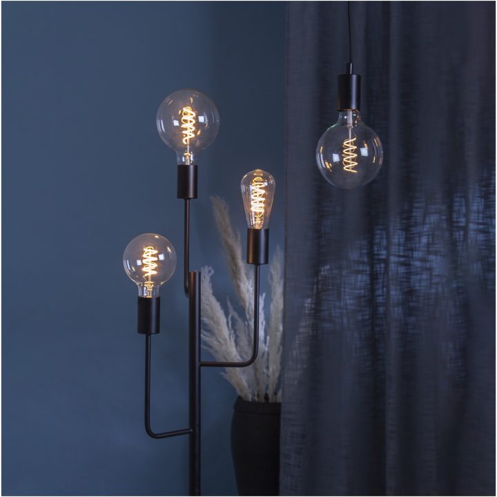 LED-lampa E27 G125 Decoled Spiral Clear 3-step memory Star Trading – bild 4