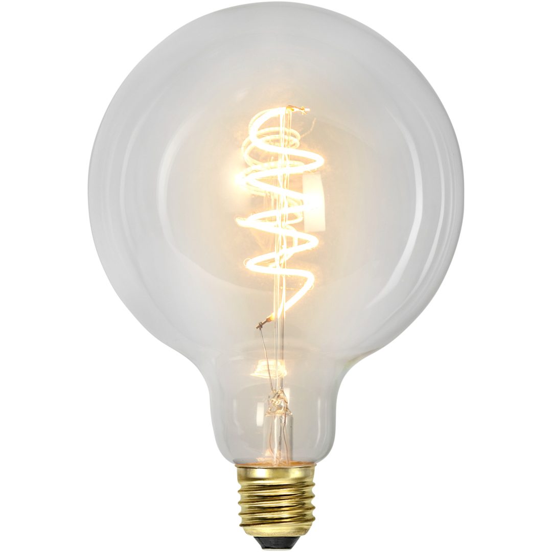 LED-lampa E27 G125 Decoled Spiral Clear 3-step memory Star Trading – bild 3