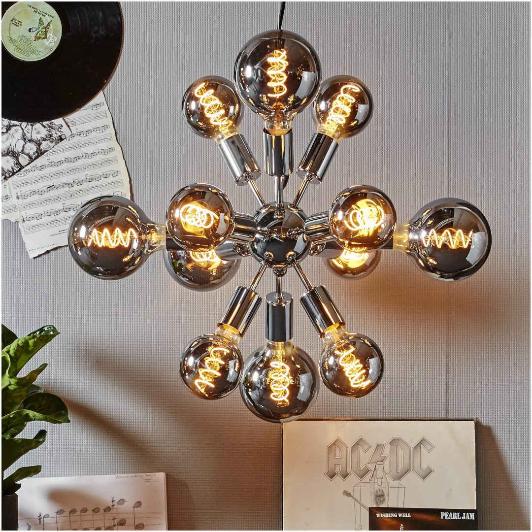 LED-lampa E27 G125 Decoled Spiral Smoke STAR TRADING – bild 6