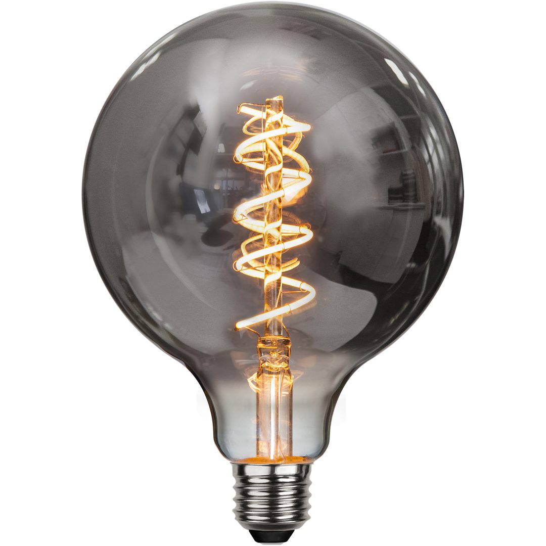 LED-lampa E27 G125 Decoled Spiral Smoke STAR TRADING – bild 4