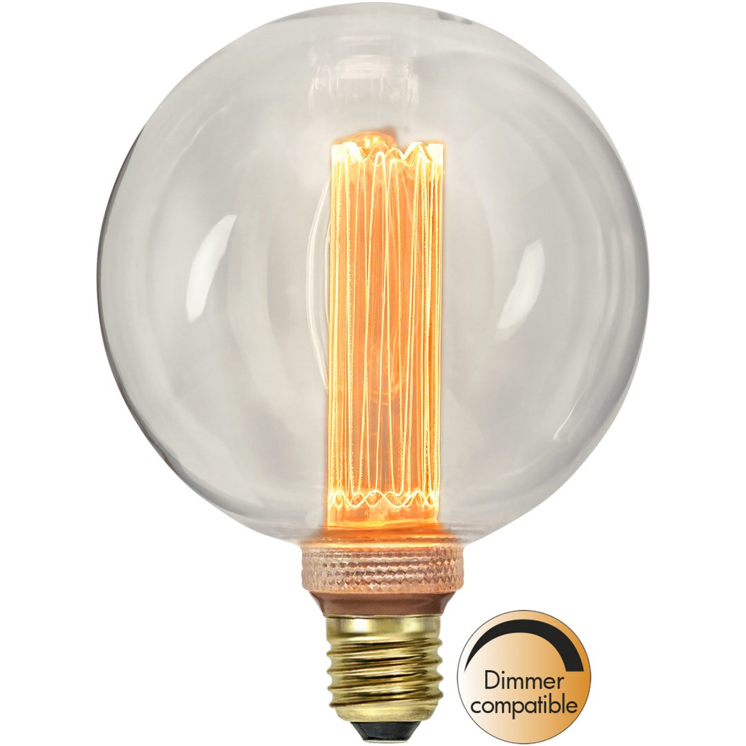 LED-lampa E27 G125 New Generation Classic Star Trading