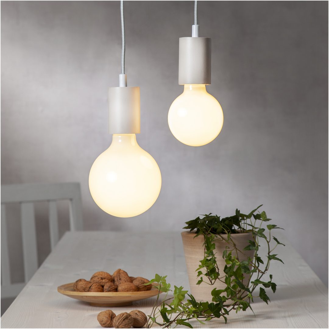 LED-lampa E27 G125 Opaque Filament RA90 3-step Opal Star Trading – bild 6