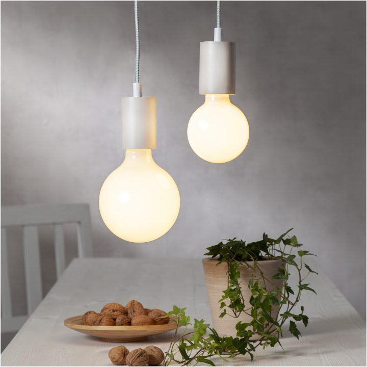LED-lampa E27 G125 Opaque Filament RA90 3-step Opal Star Trading – bild 6