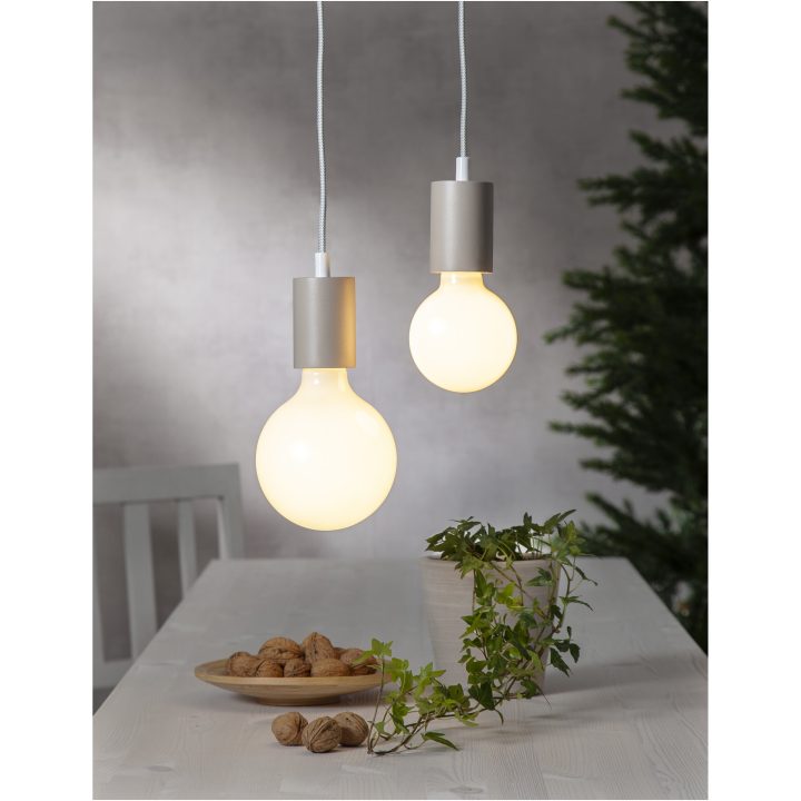 LED-lampa E27 G125 Opaque Filament RA90 3-step Opal Star Trading – bild 2