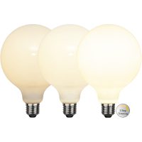 LED-lampa E27 G125 Opaque Filament RA90 3-step Opal Star Trading
