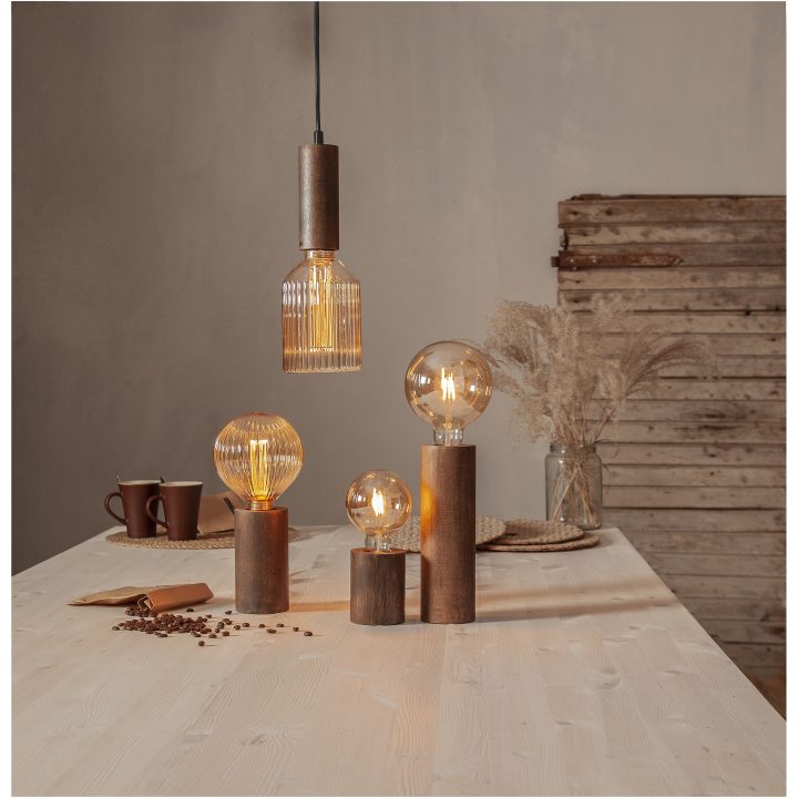 LED-lampa E27 G125 Plain Amber Star Trading – bild 10