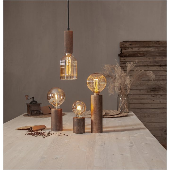 LED-lampa E27 G125 Plain Amber Star Trading – bild 29
