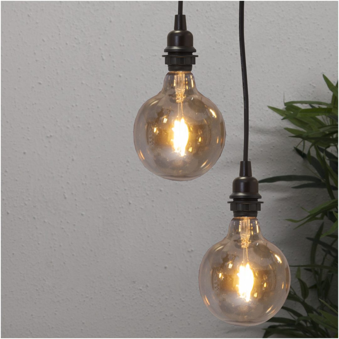 LED-lampa E27 G125 Plain Amber Star Trading – bild 6